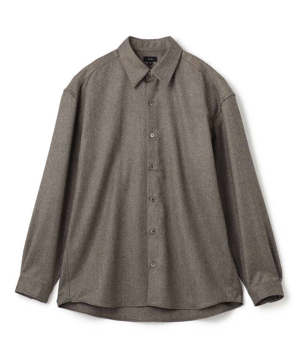 【ジョゼフ オム/JOSEPH HOMME / MEN】のWOOL CASHMERE TWILL SHIRT 人気、トレンドファッション・服の通販 founy(ファニー) 　ファッション　Fashion　メンズファッション　MEN　トップス・カットソー　Tops/Tshirt/Men　シャツ　Shirts　A/W・秋冬　Aw・Autumn/Winter・Fw・Fall-Winter　カシミヤ　Cashmere　シンプル　Simple　ツイル　Twill　ドレープ　Drape　ラウンド　Round　 other-1|ID: prp329100003657851 ipo3291000000028716592