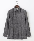 【ジョセフ アブード/JOSEPH ABBOUD / MEN】の【柔らかな肌触り】 オーガニックラフィ グレンチェックシ ャツ ブラック系4|ID: prp329100003658429 ipo3291000000027412620