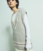 【グレース コンチネンタル/GRACE CONTINENTAL】のハンドニットジレ 人気、トレンドファッション・服の通販 founy(ファニー) ファッション Fashion レディースファッション WOMEN アウター Coat Outerwear トップス・カットソー Tops/Tshirt ニット Knit Tops ベスト/ジレ Gilets/Vests A/W・秋冬 Aw・Autumn/Winter・Fw・Fall-Winter おすすめ Recommend アクリル Acrylic セーター Sweater ビッグ Big thumbnail グレー|ID: prp329100003664148 ipo3291000000028364148