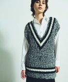 【グレース コンチネンタル/GRACE CONTINENTAL】のハンドニットジレ 人気、トレンドファッション・服の通販 founy(ファニー) ファッション Fashion レディースファッション WOMEN アウター Coat Outerwear トップス・カットソー Tops/Tshirt ニット Knit Tops ベスト/ジレ Gilets/Vests A/W・秋冬 Aw・Autumn/Winter・Fw・Fall-Winter おすすめ Recommend アクリル Acrylic セーター Sweater ビッグ Big thumbnail ブラック|ID: prp329100003664148 ipo3291000000028364151