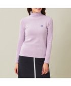 【23区 ゴルフ/NIJYUSANKU GOLF】の【WOMEN】【吸湿発熱】グランサーモ モックネック カットソー ライラック系|ID: prp329100003664169 ipo3291000000028351975