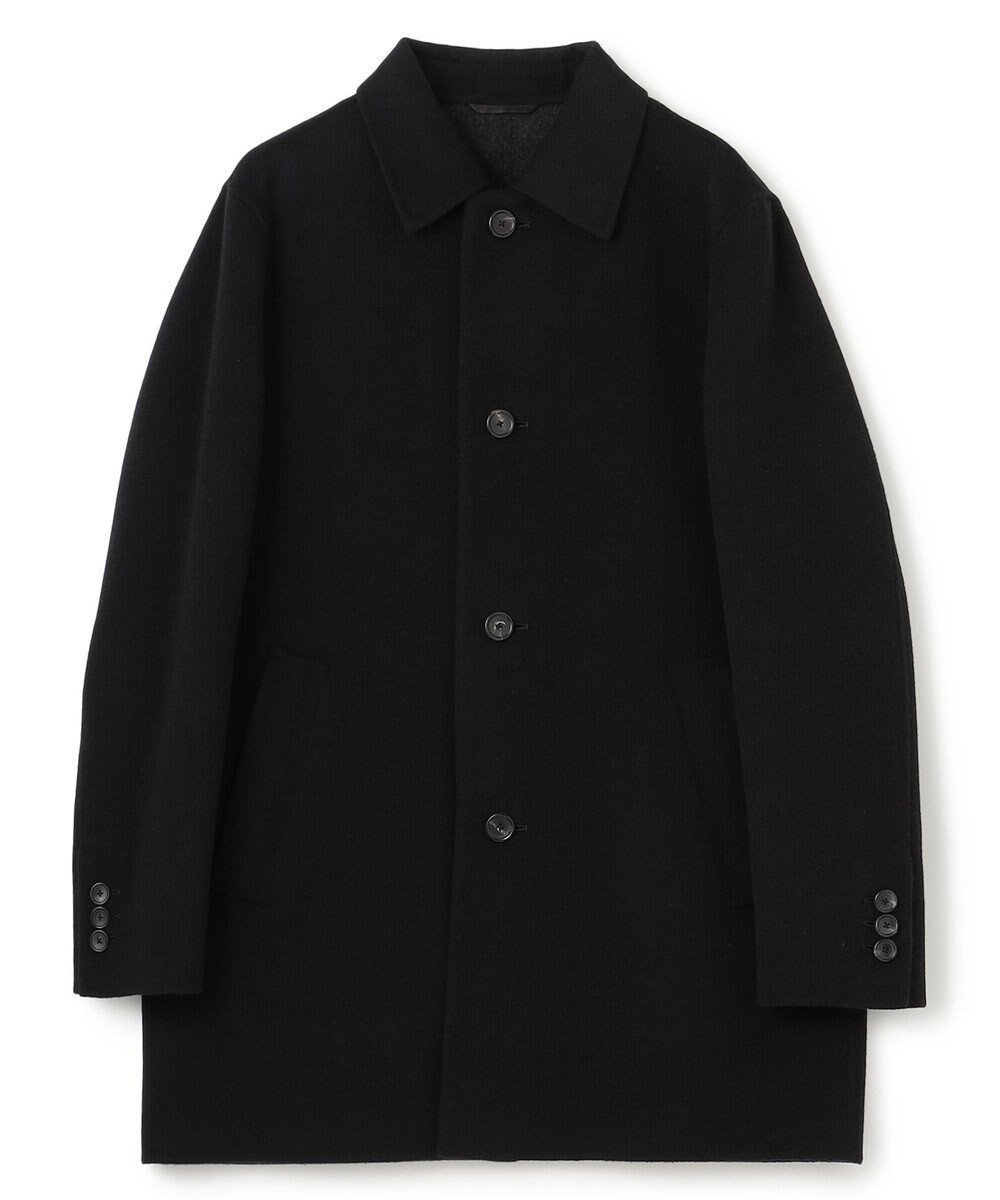 【ジョゼフ オム/JOSEPH HOMME / MEN】のDOUBLE FACE CASHMERE BALMACHAN COAT インテリア・キッズ・メンズ・レディースファッション・服の通販 founy(ファニー) 　ファッション　Fashion　メンズファッション　MEN　アウター　Coats Outerwear/Men　カシミヤ　Cashmere　シンプル　Simple　ジャケット　Jacket　トレンド　Trend　フラット　Flat　ポケット　Pocket　ミドル　Middle　リラックス　Relax　A/W・秋冬　Aw・Autumn/Winter・Fw・Fall-Winter　ブラック系|ID: prp329100003664177 ipo3291000000029842197