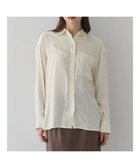 【イェッカ ヴェッカ/YECCA VECCA】のヴィンテージサテンロングシャツ Ivory|ID: prp329100003670918 ipo3291000000028351643