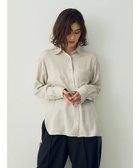 【イェッカ ヴェッカ/YECCA VECCA】のヴィンテージサテンロングシャツ 人気、トレンドファッション・服の通販 founy(ファニー) ファッション Fashion レディースファッション WOMEN トップス・カットソー Tops/Tshirt シャツ/ブラウス Shirts/Blouses A/W・秋冬 Aw・Autumn/Winter・Fw・Fall-Winter おすすめ Recommend インナー Inner ポケット Pocket リラックス Relax ロング Long thumbnail Gray Beige|ID: prp329100003670918 ipo3291000000028351645