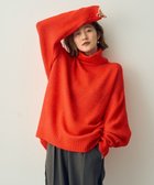 【イェッカ ヴェッカ/YECCA VECCA】のオフタートルネックソフトニット Red|ID: prp329100003670972 ipo3291000000028813760