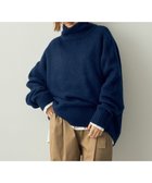 【イェッカ ヴェッカ/YECCA VECCA】のオフタートルネックソフトニット Navy|ID: prp329100003670972 ipo3291000000028813761