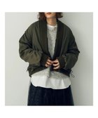 【イェッカ ヴェッカ/YECCA VECCA】のリブMIXデザインブルゾン 人気、トレンドファッション・服の通販 founy(ファニー) ファッション Fashion レディースファッション WOMEN アウター Coat Outerwear ジャケット Jackets ブルゾン Blouson/Jackets A/W・秋冬 Aw・Autumn/Winter・Fw・Fall-Winter ギャザー Gather ジャケット Jacket スリーブ Sleeve ブルゾン Blouson ポケット Pocket thumbnail Khaki|ID: prp329100003672451 ipo3291000000029361255