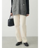 【グリーンパークス/Green Parks】のリブ見えカットコールパンツ 人気、トレンドファッション・服の通販 founy(ファニー) ファッション Fashion レディースファッション WOMEN パンツ Pants A/W・秋冬 Aw・Autumn/Winter・Fw・Fall-Winter おすすめ Recommend ストレート Straight ポケット Pocket リラックス Relax thumbnail Ecru|ID: prp329100003672549 ipo3291000000028351503