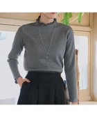 【ティアクラッセ/Tiaclasse】の【洗える】 フリル衿ニットトップス 人気、トレンドファッション・服の通販 founy(ファニー) ファッション Fashion レディースファッション WOMEN トップス・カットソー Tops/Tshirt ニット Knit Tops アクセサリー Accessories インナー Inner ウォッシャブル Washable 春 Spring 洗える Washable 秋 Autumn/Fall カーディガン Cardigan シューズ Shoes ジャケット Jacket セーター Sweater チュニック Tunic 長袖 Long Sleeve フリル Frills 冬 Winter A/W・秋冬 Aw・Autumn/Winter・Fw・Fall-Winter 再入荷 Restock/Back In Stock/Re Arrival おすすめ Recommend NEW・新作・新着・新入荷 New Arrivals ビジネス 仕事 通勤 Business thumbnail チャコール|ID: prp329100003675394 ipo3291000000031721512