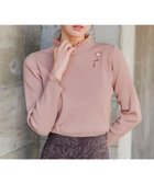 【ティアクラッセ/Tiaclasse】の【安田美沙子さん着用・選べる2type・洗える】 フリルニットトップス フリル襟:ピンク|ID: prp329100003675394 ipo3291000000034331301