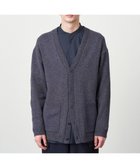 【エイトン/ATON】のWOOL MOULINE オーバーサイズカーディガン - UNISEX NAVY|ID: prp329100003681937 ipo3291000000026994533