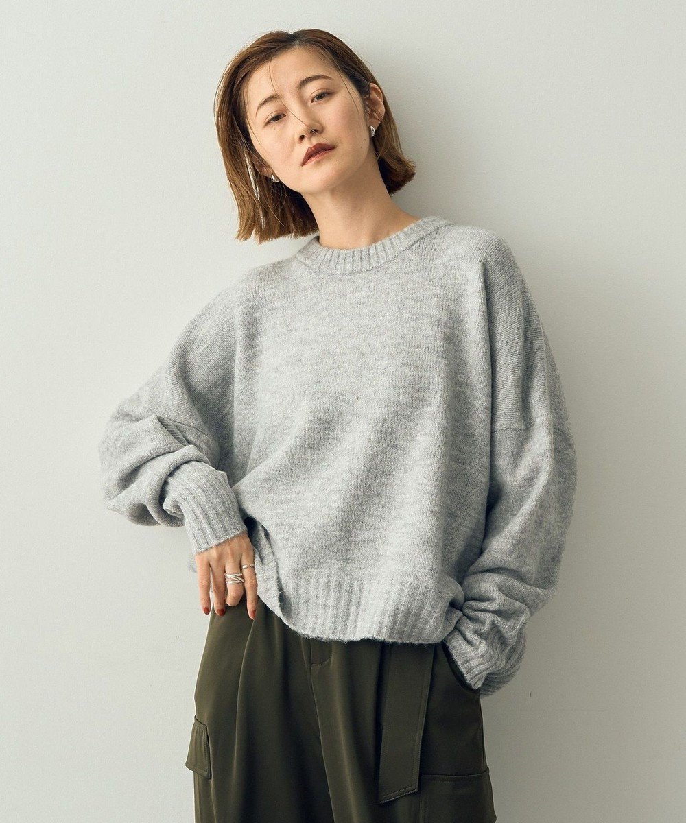 【イェッカ ヴェッカ/YECCA VECCA】のクルーネックソフトニット 人気、トレンドファッション・服の通販 founy(ファニー) 　ファッション　Fashion　レディースファッション　WOMEN　トップス・カットソー　Tops/Tshirt　ニット　Knit Tops　NEW・新作・新着・新入荷　New Arrivals　A/W・秋冬　Aw・Autumn/Winter・Fw・Fall-Winter　おすすめ　Recommend　シンプル　Simple　セーター　Sweater　ボトム　Bottom　ポケット　Pocket　ワイド　Wide　 other-1|ID: prp329100003683033 ipo3291000000028813762