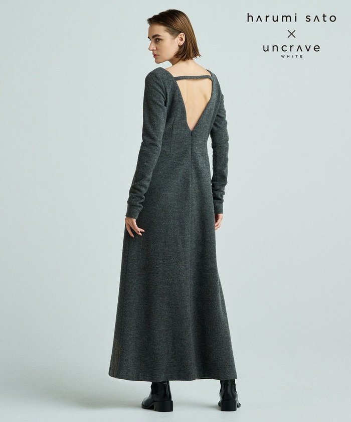 【アンクレイヴ/uncrave】の【モデル佐藤晴美さん × uncrave WHITE】バックオープン カットソー ワンピース インテリア・キッズ・メンズ・レディースファッション・服の通販 founy(ファニー) https://founy.com/ ファッションモデル・俳優・女優 Models 女性 Women 佐藤晴美 Sato Harumi ファッション Fashion レディースファッション WOMEN ワンピース Dress カットソー Cut And Sew コラボ Collaboration 鹿の子 Pique セーター Sweater バランス Balance マキシ Maxi A/W・秋冬 Aw・Autumn/Winter・Fw・Fall-Winter |ID: prp329100003683059 ipo3291000000028456755