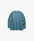 【エイトン/ATON】のSUVIN60/2 オーバーサイズ L/S Tシャツ - UNISEX BLUE GRAY|ID: prp329100003683065 ipo3291000000026798397