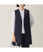 【ジェイ プレス/J.PRESS】の【WEB限定カラーあり・洗える】セラテリーダブルクロス ジレ ネイビー系|ID: prp329100003684977 ipo3291000000028456677