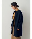 【イェッカ ヴェッカ/YECCA VECCA】のノーカラーウールコート 人気、トレンドファッション・服の通販 founy(ファニー) ファッション Fashion レディースファッション WOMEN アウター Coat Outerwear コート Coats ジャケット Jackets A/W・秋冬 Aw・Autumn/Winter・Fw・Fall-Winter ジャケット Jacket ポケット Pocket 日本製 Made In Japan thumbnail Navy|ID: prp329100003685013 ipo3291000000028444095