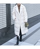 【ケーダブルディー/KWD】の閲覧人気NO.1【日本製/高品質ダウン】DOWN COAT グリーンダウン ロングダウンコート アイボリー|ID:prp329100003685067