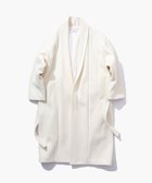 【エイトン/ATON】のROYAL CHUNKY FLEECE ショールカラーコート OFF WHITE|ID: prp329100003685090 ipo3291000000027014709