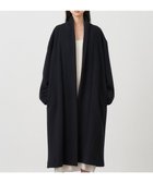 【エイトン/ATON】のROYAL CHUNKY FLEECE ショールカラーコート BLACK|ID: prp329100003685090 ipo3291000000027014711