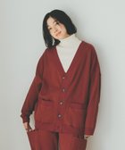 【ハーグ/HAAG】の【カシミヤタッチ/スマイルコットン/UNISEX】WIDE CARDIGAN カーディガン 人気、トレンドファッション・服の通販 founy(ファニー) ファッション Fashion レディースファッション WOMEN トップス・カットソー Tops/Tshirt カーディガン Cardigans カシミヤ Cashmere カーディガン Cardigan 吸水 Water Absorption ストライプ Stripe タンブラー Tumbler フラット Flat ユニセックス Unisex A/W・秋冬 Aw・Autumn/Winter・Fw・Fall-Winter thumbnail ボルドー|ID: prp329100003685115 ipo3291000000024206402