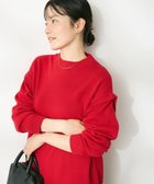 【クラフトスタンダードブティック/CRAFT STANDARD BOUTIQUE】のガンジーニットプルオーバー Red|ID: prp329100003686344 ipo3291000000028724728