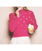 【トッカ/TOCCA】の【洗える!】PEARL BOUQUET KNIT プルオーバー フランボワーズ系|ID:prp329100003690217