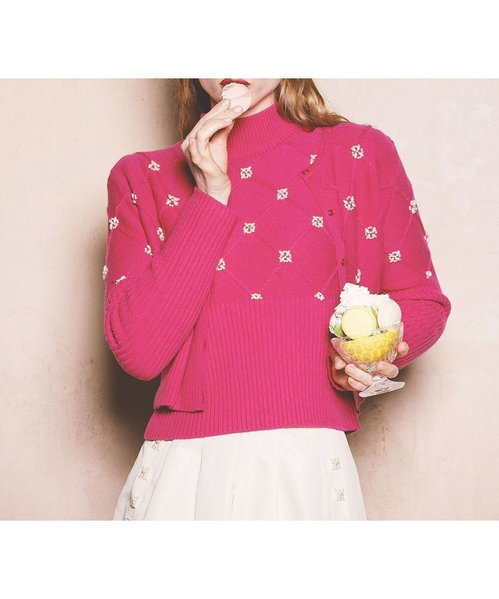 【トッカ/TOCCA】の【洗える!】PEARL BOUQUET KNIT プルオーバー インテリア・キッズ・メンズ・レディースファッション・服の通販 founy(ファニー) 　ファッション　Fashion　レディースファッション　WOMEN　トップス・カットソー　Tops/Tshirt　ニット　Knit Tops　プルオーバー　Pullover　A/W・秋冬　Aw・Autumn/Winter・Fw・Fall-Winter　セーター　Sweater　パール　Pearl　洗える　Washable　フランボワーズ系|ID: prp329100003690217 ipo3291000000028443065