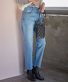 【23区/NIJYUSANKU】の【SLOW/一部店舗限定】SLOW DENIM ワイドストレート デニム スカイブルー系|ID:prp329100003690221