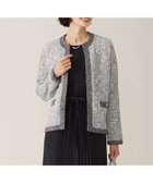 【ジェイ プレス/J.PRESS】の【WEB限定カラーあり・洗える】TWEED ニット ジャケット ブラック系5|ID: prp329100003692615 ipo3291000000028443478