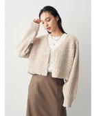 【イェッカ ヴェッカ/YECCA VECCA】のプードルニットカーディガン Light Beige|ID: prp329100003693526 ipo3291000000028441880