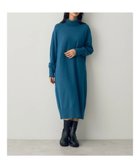 【イェッカ ヴェッカ/YECCA VECCA】の釦デザインタートルネックニットワンピース Blue Green|ID: prp329100003695358 ipo3291000000028442316