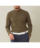 【23区 ゴルフ/23区GOLF / MEN】の冬の定番トップス【MEN】【吸湿発熱】グランサーモワッフル モックネックシャツ ダークブラウン系|ID: prp329100003695394 ipo3291000000027412803