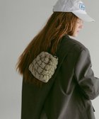 【トプカピ/TOPKAPI】の【EFOLE】キルティング ポコポコ ドローストリング ミニ ショルダー バッグ グリーン|ID:prp329100003696550