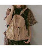 【トプカピ/TOPKAPI】の【EFOLE】ドローストリング ポケット シャーリング ショルダー リュック / バッグパック ベージュ|ID:prp329100003696551