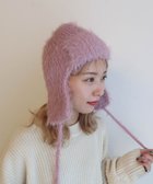 【ウィゴー/WEGO】のシャギーイヤーフラップニットキャップ ライトピンク|ID: prp329100003696590 ipo3291000000028441549