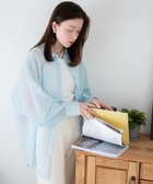 【ウィゴー/WEGO】のボリュームスリーブシアーシャツ ブルーストライプ|ID: prp329100003696635 ipo3291000000028440907