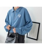 【ウィゴー/WEGO】の襟付きスウェット ブルーその他|ID: prp329100003696642 ipo3291000000028441018