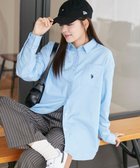 【ウィゴー/WEGO】の【新色追加】USPOLOBIGシャツ ブルー|ID: prp329100003696769 ipo3291000000031967750