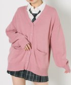 【ウィゴー/WEGO】の【SCHOOLITEM】ニットカーディガン ピンク|ID: prp329100003696786 ipo3291000000027837431