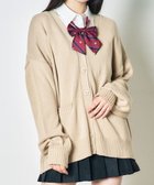 【ウィゴー/WEGO】の【SCHOOLITEM】ニットカーディガン キャラメルベージュ|ID: prp329100003696786 ipo3291000000027837432