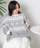 【ウィゴー/WEGO】のベロアモール総柄プルオーバー 柄2|ID: prp329100003696871 ipo3291000000029397642