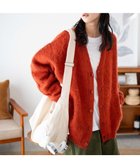 【ウィゴー/WEGO】のモヘアライクBIGカーディガン ダークオレンジ|ID: prp329100003696905 ipo3291000000029397652