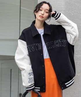 【ウィゴー/WEGO】 メルトンワッペンスタジャン人気、トレンドファッション・服の通販 founy(ファニー) ファッション Fashion レディースファッション WOMEN アウター Coat Outerwear ジャケット Jackets 秋 Autumn/Fall キルト Quilt クラシカル Classical ジャケット Jacket スマホ Smartphone デニム Denim トレンド Trend フレア Flare 防寒 Cold Protection メルトン Melton 冬 Winter A/W・秋冬 Aw・Autumn/Winter・Fw・Fall-Winter 再入荷 Restock/Back In Stock/Re Arrival おすすめ Recommend |ID:prp329100003696932