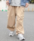 【ウィゴー/WEGO】のリップストップ カーゴパンツ ベージュ|ID: prp329100003697008 ipo3291000000028777640