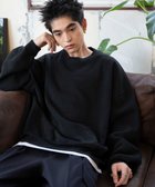 【ウィゴー/WEGO】の【ユニセックス着用/MLXLサイズ展開/新色追加/裏起毛】スウェットプルオーバー ブラック|ID: prp329100003697073 ipo3291000000028564070