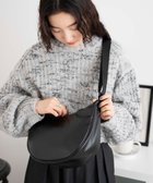 【ウィゴー/WEGO】のカラーハーフムーンショルダー ブラックその他|ID:prp329100003697076