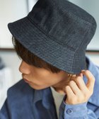 【ウィゴー/WEGO】の【ユニセックス着用ITEM】プレーンバケットハット デニム|ID: prp329100003697179 ipo3291000000029141090