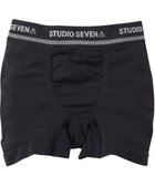 【ワコール/Wacoal / MEN】のメンズ STUDIO SEVEN コラボ 【PANTS HOLIC】 ボクサーパンツ ワンサイズ(S-LL) 立体成型 適度なフィット感 前閉じ 下着 GT3777 /ブロス ブラック|ID: prp329100003699212 ipo3291000000027411585