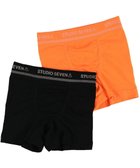 【ワコール/Wacoal / MEN】のメンズ STUDIO SEVEN コラボ 【PANTS HOLIC】 ボクサーパンツ 2色セット ワンサイズ(S-LL) 立体成型 適度なフィット感 前閉じ 下着 GP7777 /ブロス ブラック|ID: prp329100003699213 ipo3291000000027411593