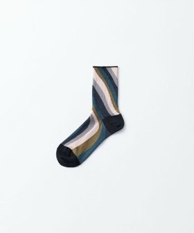 【トリコテ/Tricote / MEN】のTWIST STRIPE LINK SOCKS/歪みストライプリンクソックス 人気、トレンドファッション・服の通販 founy(ファニー) ファッション Fashion メンズファッション MEN シューズ・靴 Shoes/Men おすすめ Recommend クール Cool ストライプ Stripe ソックス Socks タンブラー Tumbler プリント Print |ID:prp329100003700763